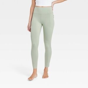 Sage Green All in Motion Flex Rib High-Rise 7/8 Leggings